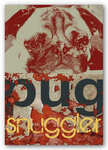 Pug Snuggler by M.J. Lew
