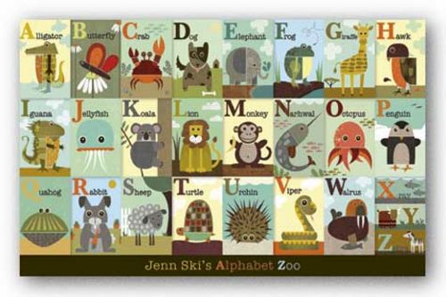 Alphabet Zoo by Jenn Ski