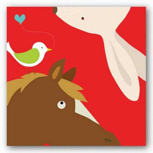 Farm Group: Rabbit and Horse by Yuko Lau