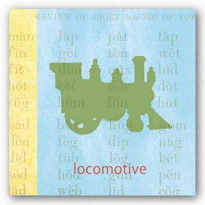 Vintage Toys Locomotive by Paula Scaletta