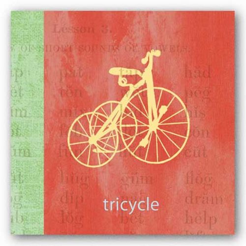 Vintage Toys Tricycle by Paula Scaletta