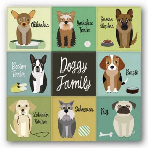 Doggy Family by Jenn Ski