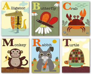 Alphabet Animals Set by Jenn Ski