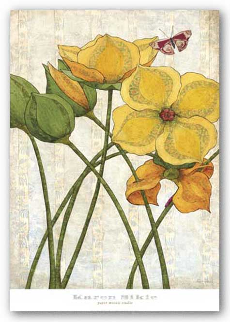 Yellow Flowers by Karen Sikie