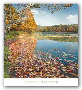 Bass Lake In Autumn II by Marty Hulsebos