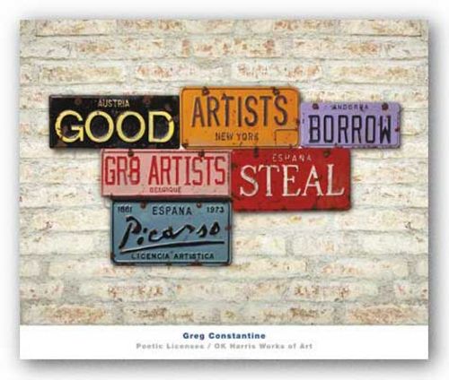 Picasso, Steal (Good Artists Borrow Great Artists Steal) by Greg Constantine