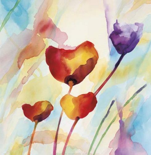 Tilt Tulips I by Deborah LaMotte