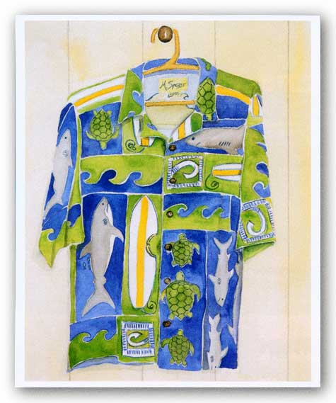 Hawaiian Shirt IV by Mary Spears