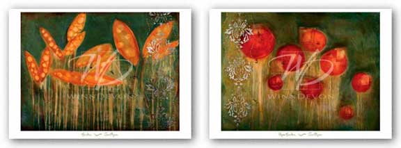 Rose Garden and Garden Set by Jennifer Flynn
