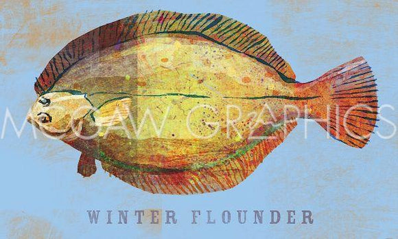 Winter Flounder by John W. Golden