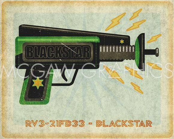 Blackstar Ray Gun by John W. Golden