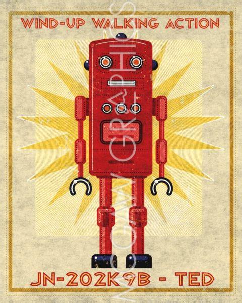Ted Box Art Robot by John W. Golden