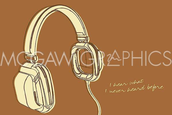 Lunastrella Headphones by John W. Golden