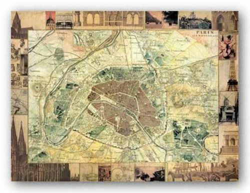 Carte de Paris II by Susan Gillette