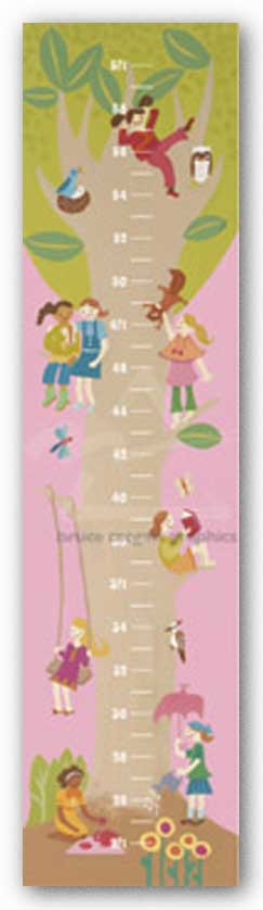 Tree House Growth Chart by Janell Genovese