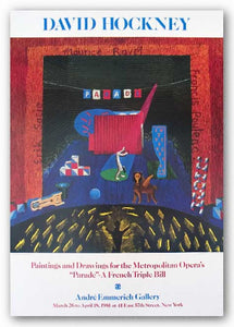 Metropolitan Opera's "Parade" by David Hockney