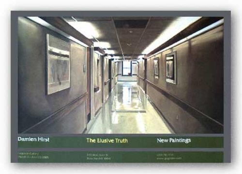 The Elusive Truth-Hospital Corridor by Damien Hirst