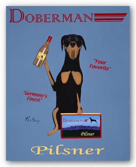 Doberman Pilsner by Ken Bailey