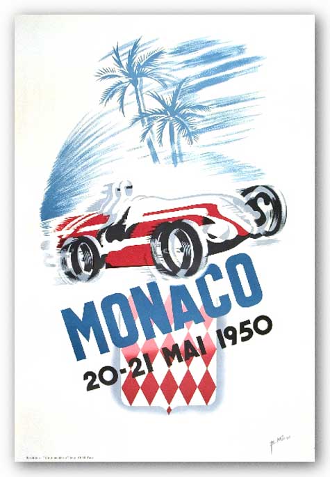 Monaco Grand Prix 1950 by B. Minne