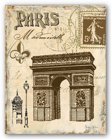 Paris Collage II by Gregory Gorham