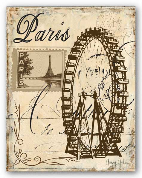Paris Collage III by Gregory Gorham