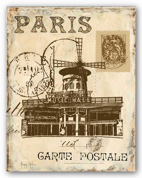 Paris Collage IV by Gregory Gorham