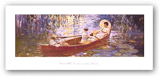 Boating On The Marsh by James J. Hill