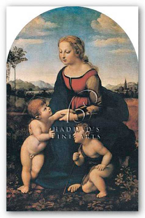 Madonna (La Belle Jardiniere) by Sanzio Raphael (Raffaello)
