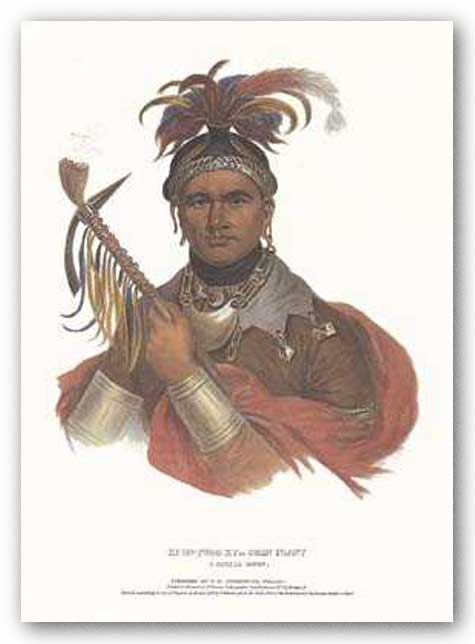 Ki-On-Twog-Ky, or Corn Plant, a Seneca Chief by McKenney-Hall