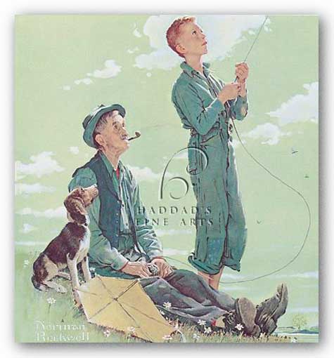 Soaring Spirits by Norman Rockwell Art Print – First Art Source