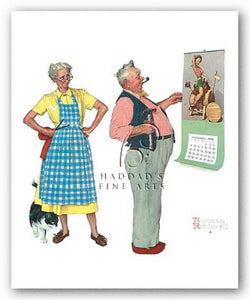 New Year Look by Norman Rockwell