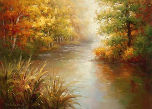 Autumn Creek by David Lakewood