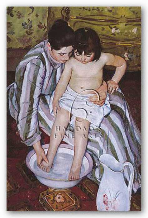 The Bath by Mary Cassatt