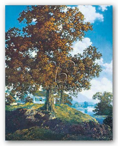 Peaceful Valley by Maxfield Parrish