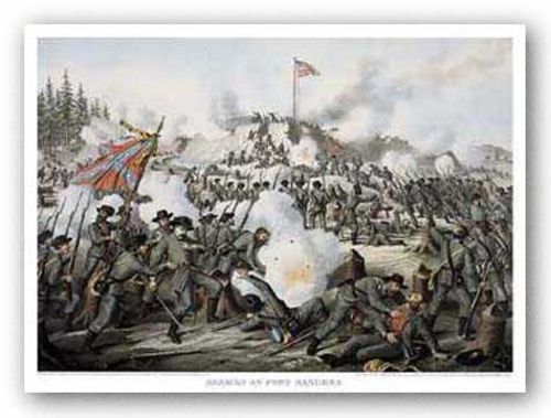 Assault on Fort Sanders by Louis Kurz and Alexander Allison