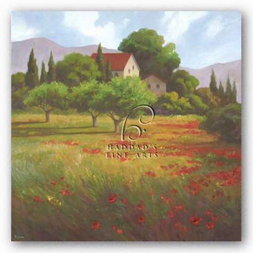 Olives and Poppies by Vivien Rhyan