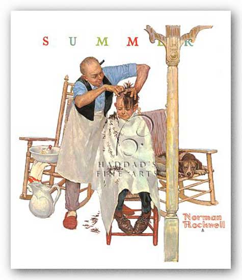 Shear Agony by Norman Rockwell