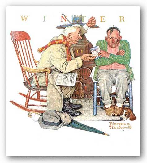 Endless Debate by Norman Rockwell