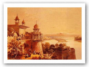 Palace and Fort at Agra by David Roberts