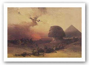 Approach of the Simoon, Desert of Gizeh by David Roberts