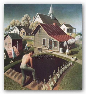 Spring in Town by Grant Wood