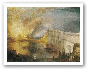 Burning of the Houses of Parliament by J.M.W. Turner
