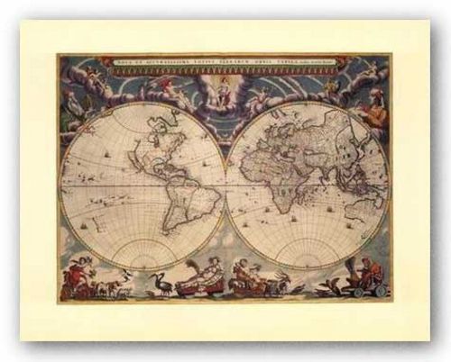 World Map by Joan Blaeu