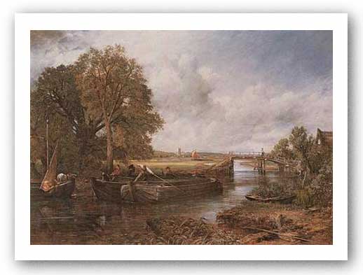 View on the Stour Near Dedham by John Constable