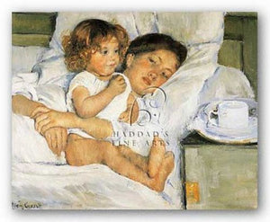 Breakfast in Bed by Mary Cassatt