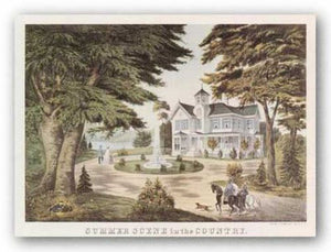 Summer Scene in the Country by Currier and Ives