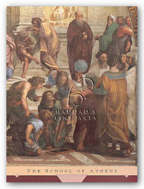 The School of Athens (Detail, Right) by Sanzio Raphael (Raffaello)