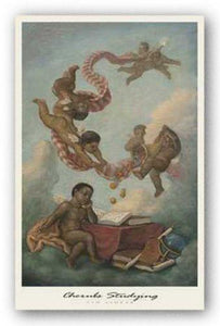 Cherubs Studying by Tim Ashkar