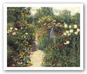 Garden at Giverny by John Leslie Breck