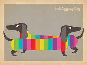 Mod Rainbow Dogs by Anderson Design Group